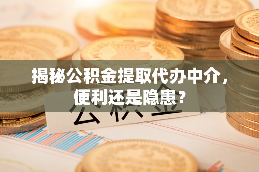 凌海揭秘公积金提取代办中介，便利还是隐患？