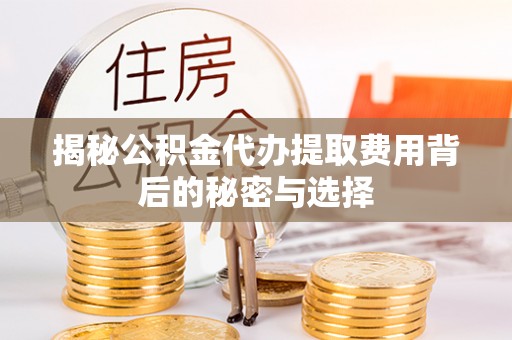 凌海揭秘公积金代办提取费用背后的秘密与选择