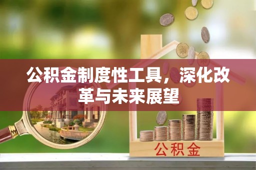 凌海公积金制度性工具，深化改革与未来展望